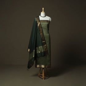 Maheshwari silk handloom 2pc unstitched dress material