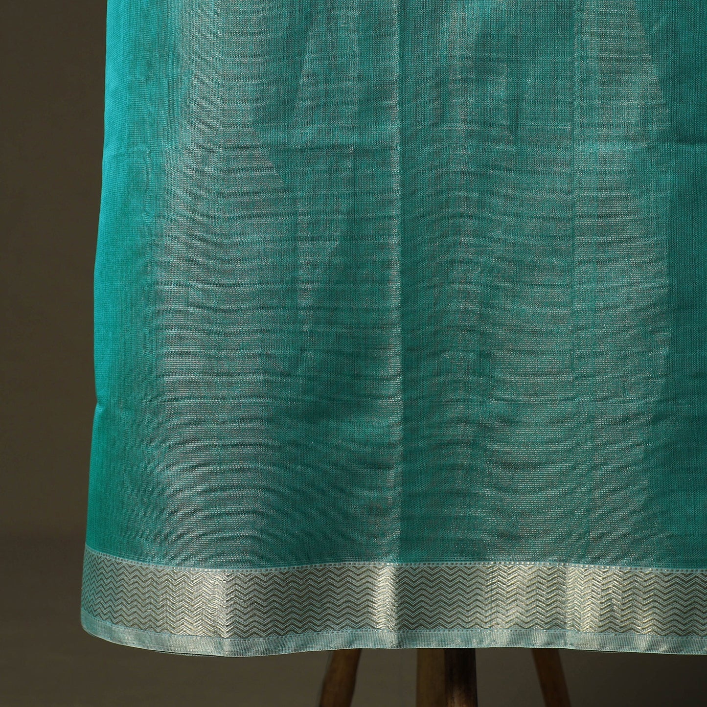 Maheshwari silk tissue zari handloom 2pc unstitched dress