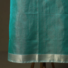 Maheshwari silk tissue zari handloom 2pc unstitched dress