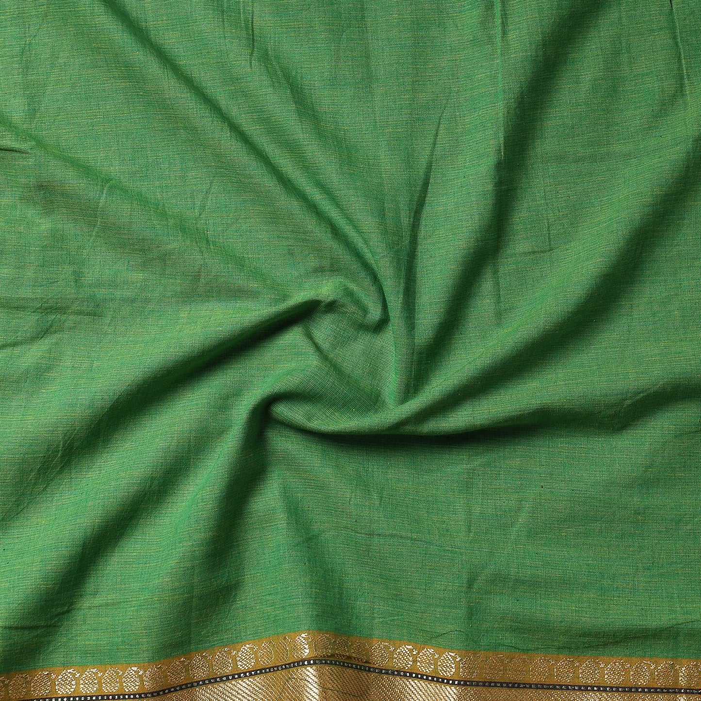 Buy Mangalagiri Handloom Cotton zari border Precut Fabric Online at iTokri.com
