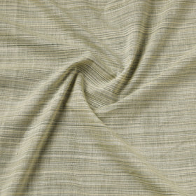 Green Mangalagiri Plain Handloom Cotton Fabric 
