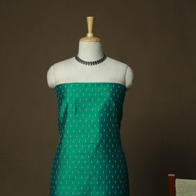 Mangalagiri silk cotton thread work 3pc unstitched dress