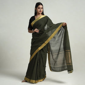  Mangalagiri Handloom Saree with Ikat Blouse