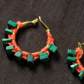 Buy Meera Handmade Thread & Stone Work Earrings 18 Online at iTokri.com