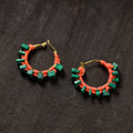 Buy Meera Handmade Thread & Stone Work Earrings 18 Online at iTokri.com