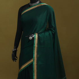 Mercerised cotton dharwad saree with thread border 03