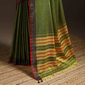 Mercerised cotton dharwad saree with thread border 05