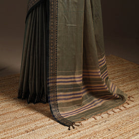 Mercerised cotton dharwad saree with thread border 10