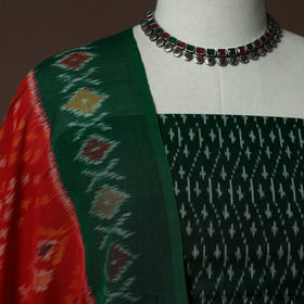 Handloom mercerised cotton pochampally ikat 2pc unstitched