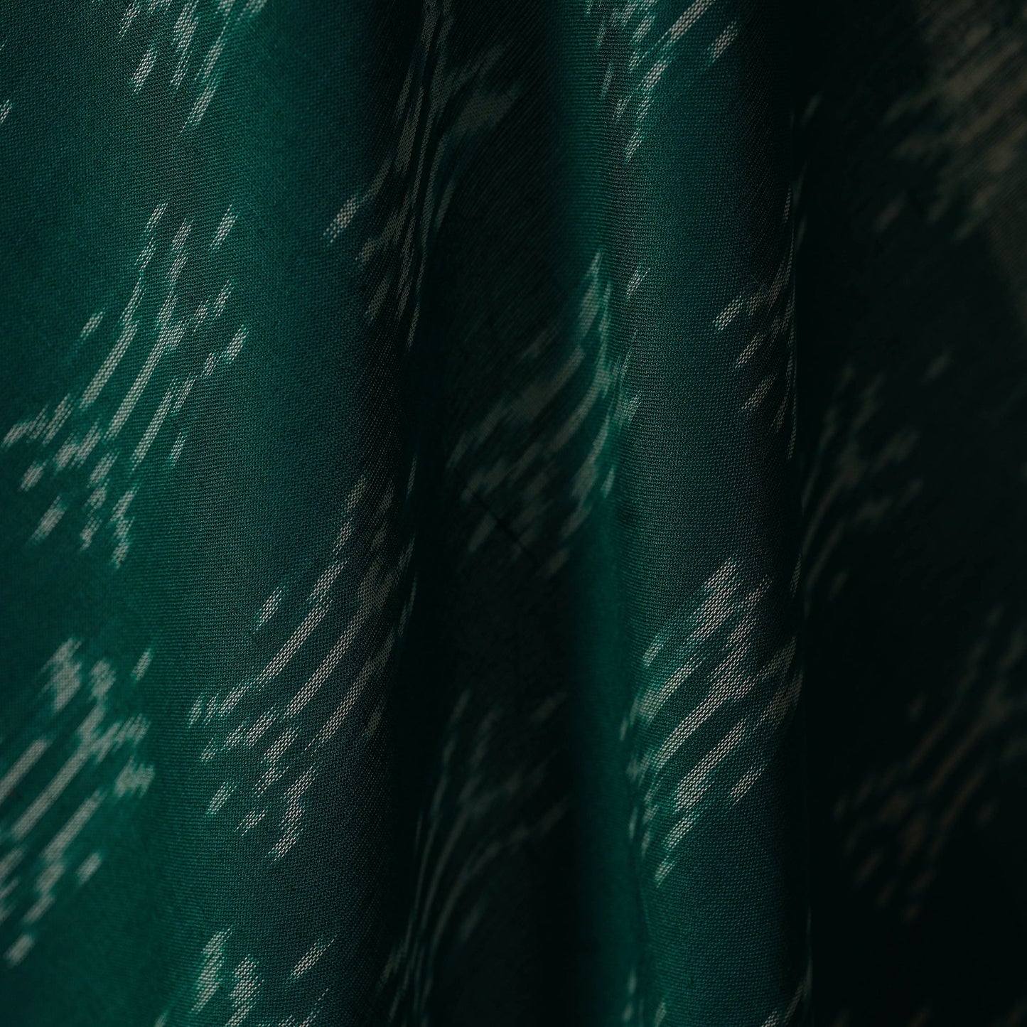 Mercerised cotton pochampally ikat fabric 08 - handcrafted