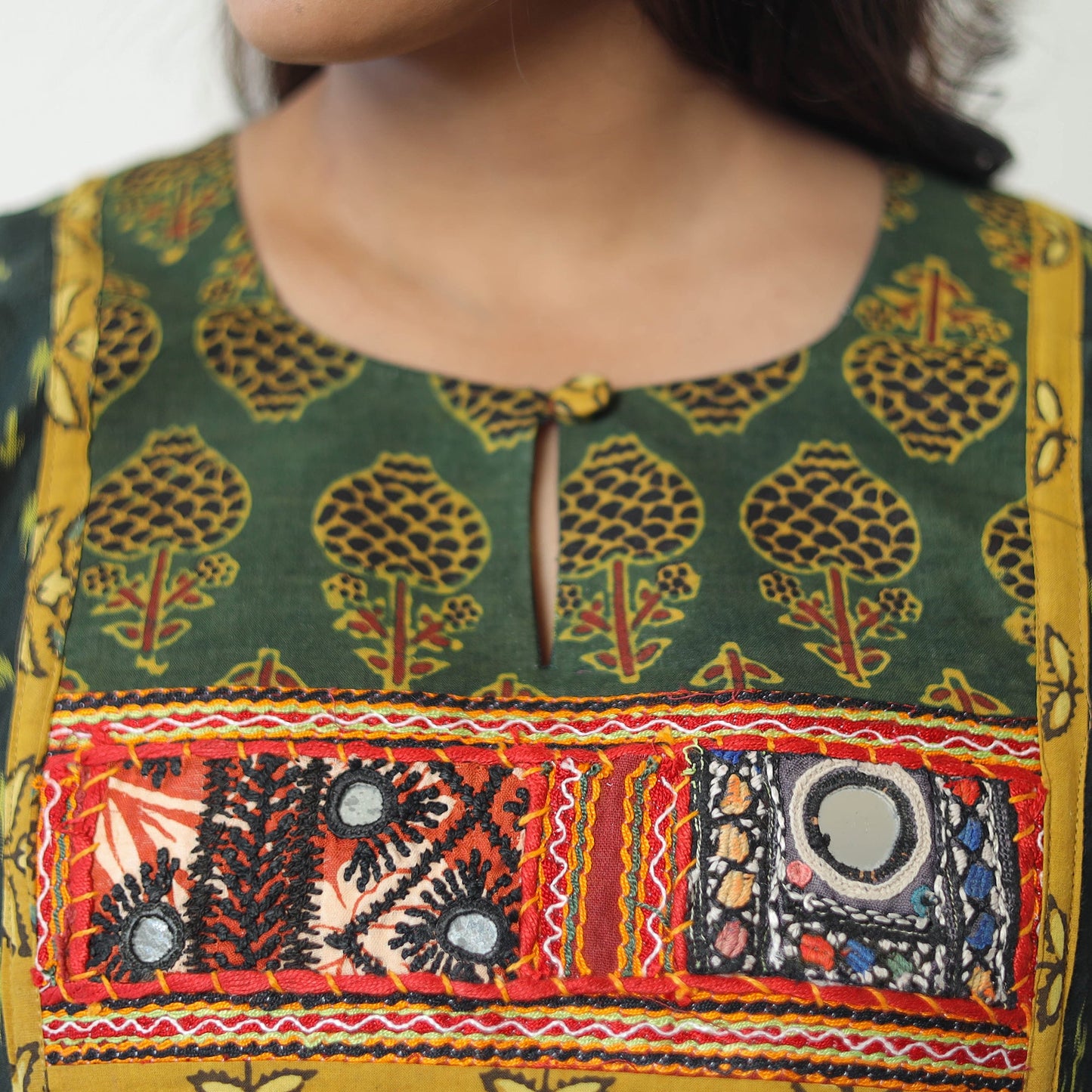 Buy Ikat Cotton Kurta Online - Pochampally Style