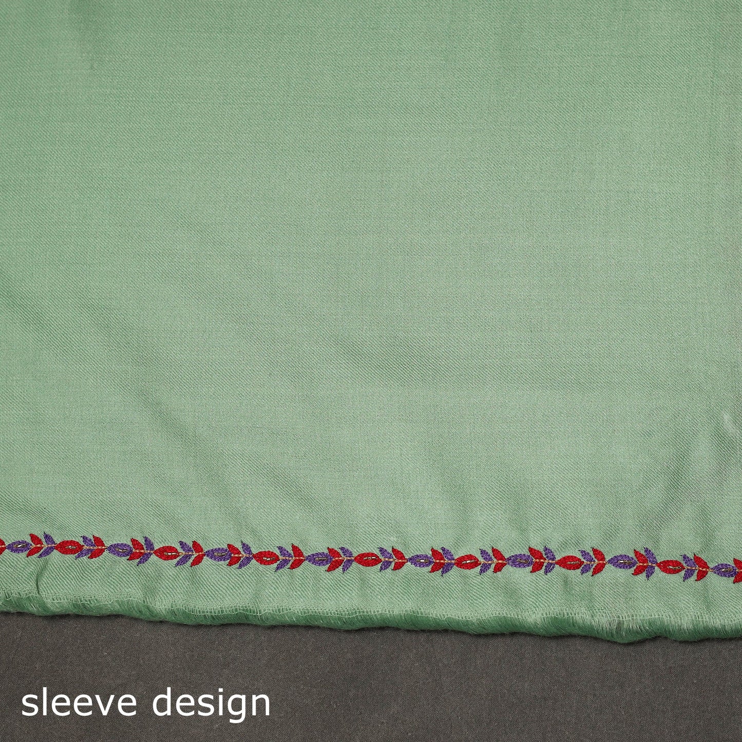 Merino wool hand embroidery 3pc unstitched dress material