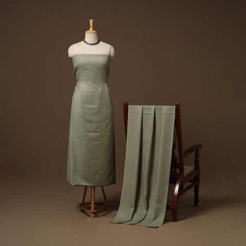 Merino wool plain 3pc unstitched dress material 02