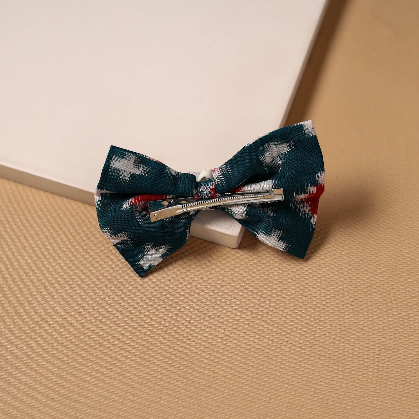 Mirror shell work women’s bow hair clip 20 - handcrafted