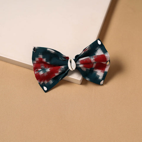 Mirror shell work women’s bow hair clip 20 - handcrafted