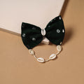 Mirror shell work women’s bow hair clip 33 - handcrafted