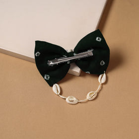Mirror shell work women’s bow hair clip 33 - handcrafted