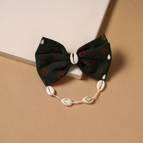Mirror shell work women’s bow hair clip 34 - handcrafted
