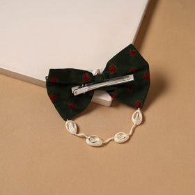 Mirror shell work women’s bow hair clip 34 - handcrafted