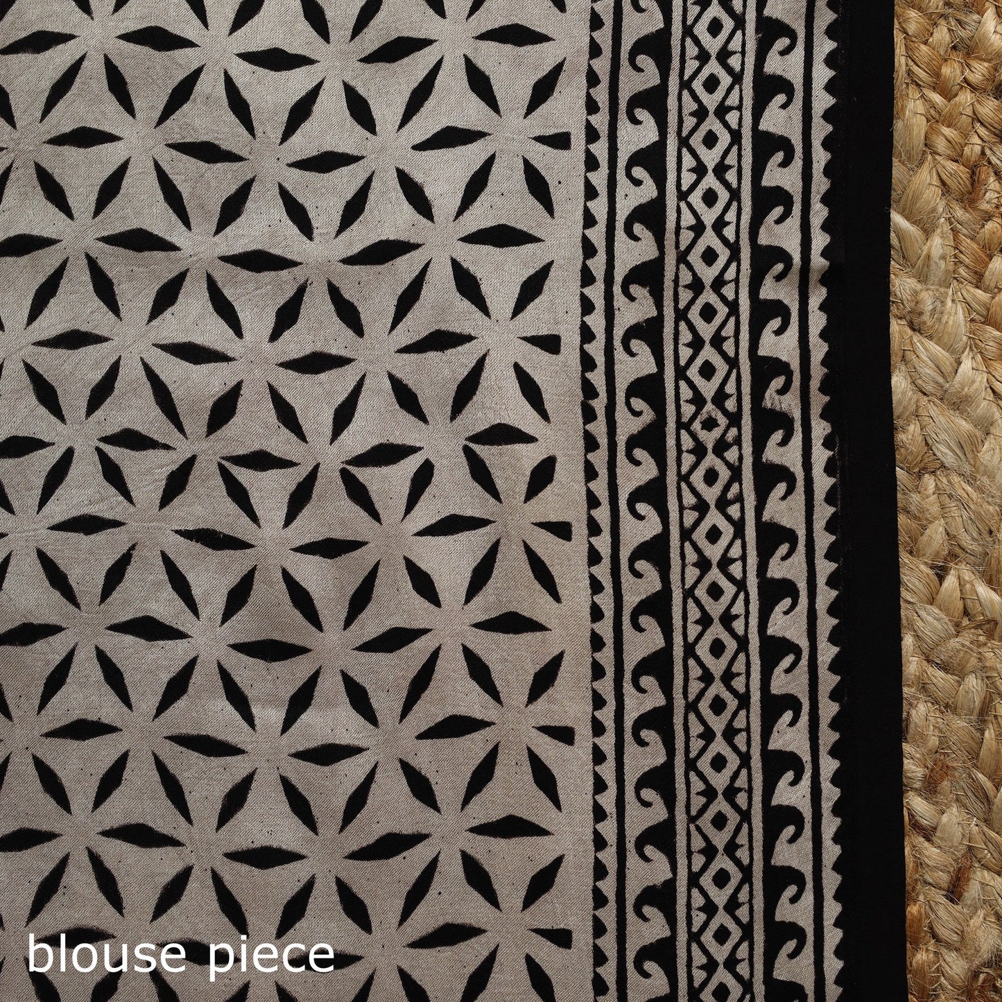 Modal silk hand bagru saree 33 - handcrafted