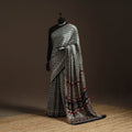 Modal silk hand bagru saree 33 - handcrafted