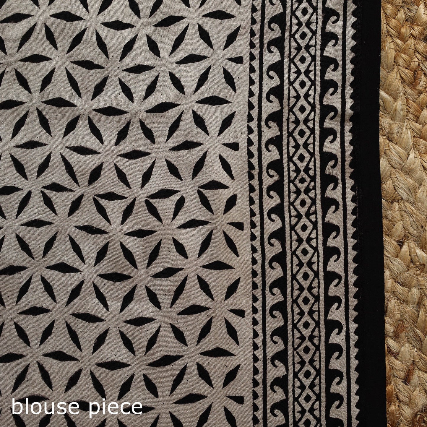 Modal silk hand bagru saree 33 - handcrafted