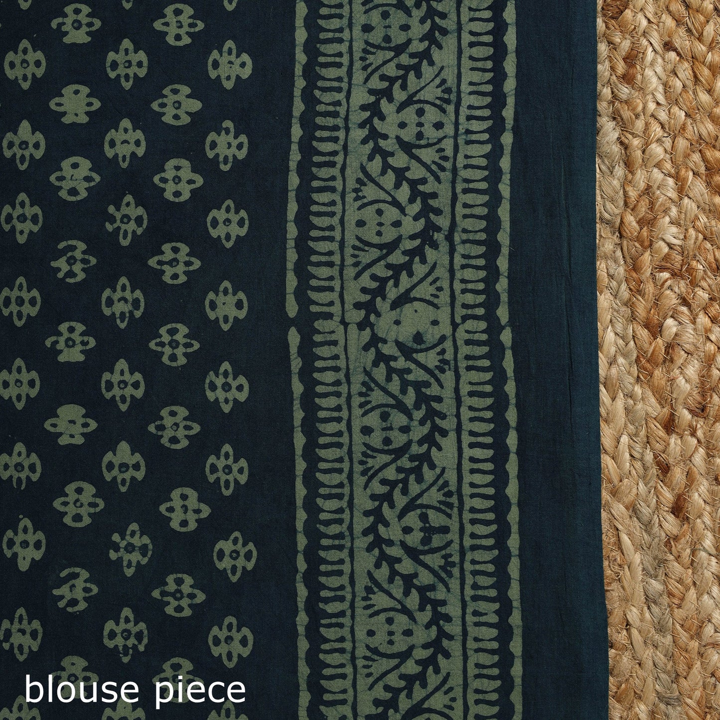 Green - mul cotton hand batik saree 11 - handcrafted