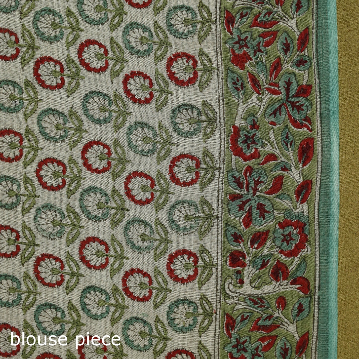 Mul cotton hand sanganeri saree 07 - handcrafted