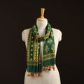 Mul cotton kutch hand batik stole with tassels 06