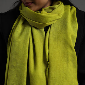  Green Multi Fuman Pure Woollen Stole from Kutch