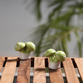 Handcrafted Ceramic Toys (Set of 2) 
