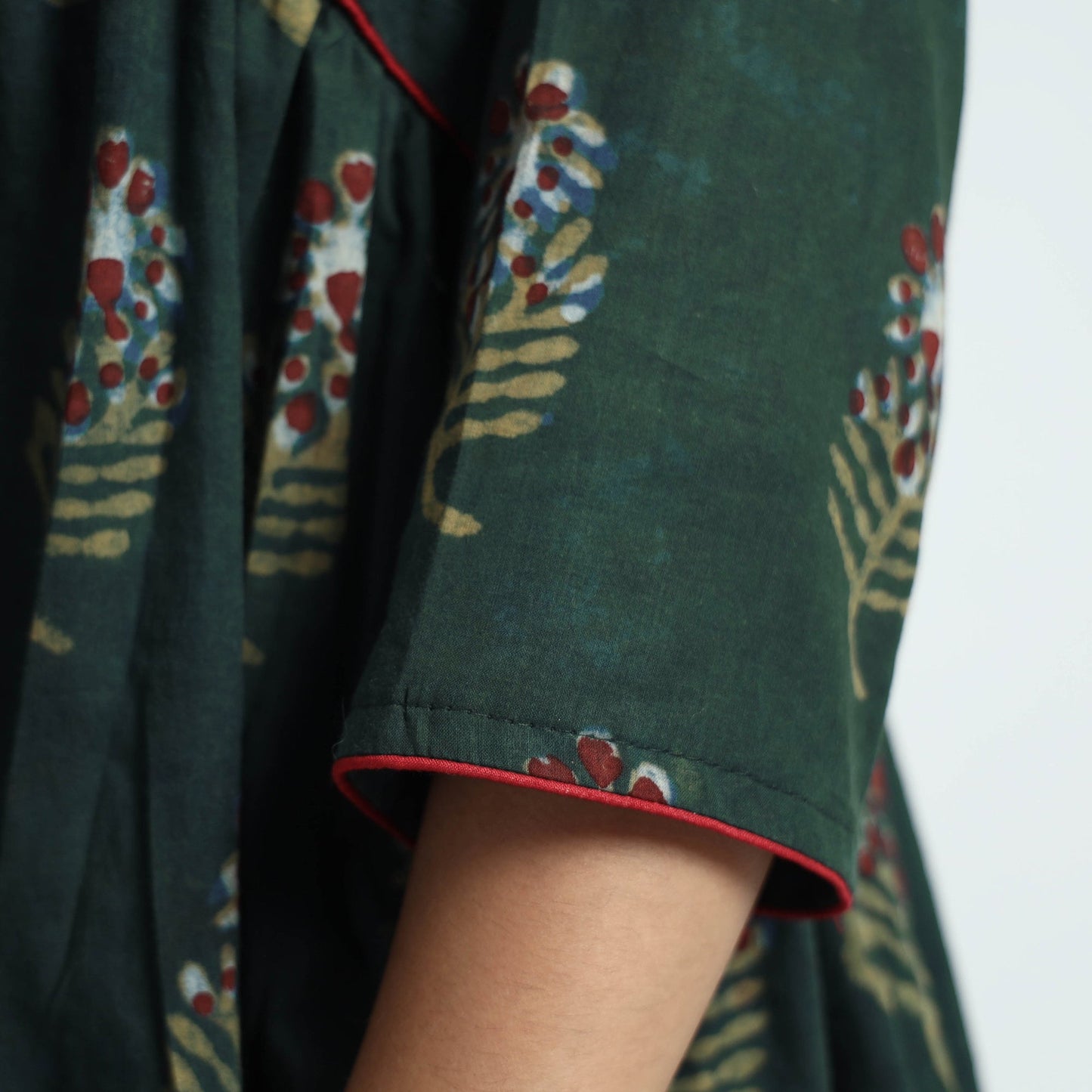 Buy Nandana Hand Block Printed Cotton Dress l iTokri.com