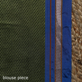 Nath work silk cotton khun saree 10 - handcrafted