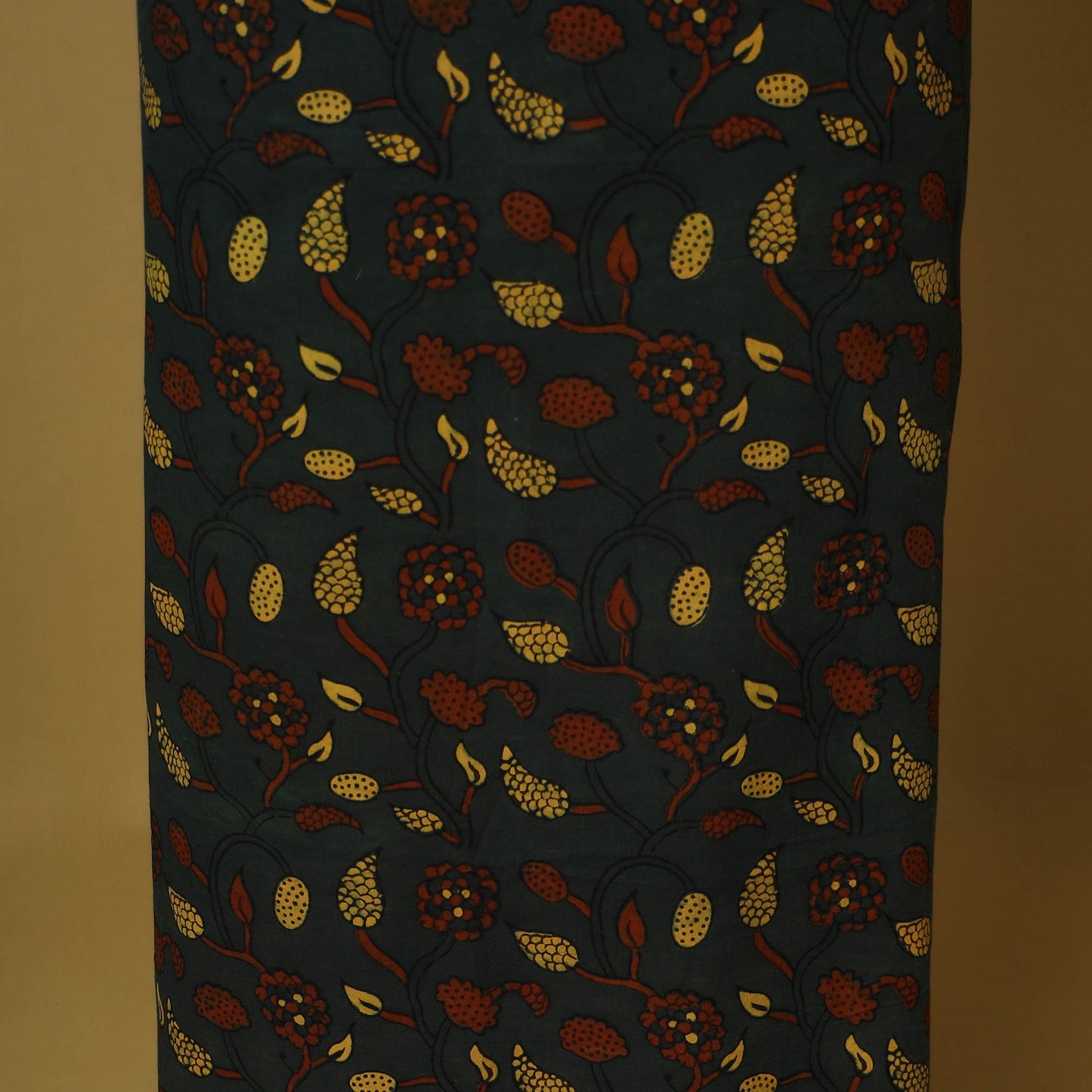 Green - natural dyed 3pc unstitched dress material 01