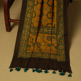 Green - natural dyed 3pc unstitched dress material 01