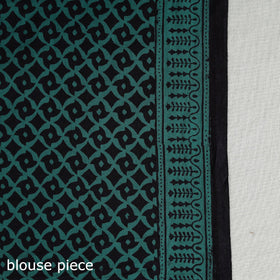 Green Bagh Print Cotton Saree Online from Madhya Pradesh