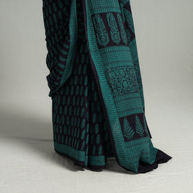 Green Bagh Print Cotton Saree Online from Madhya Pradesh