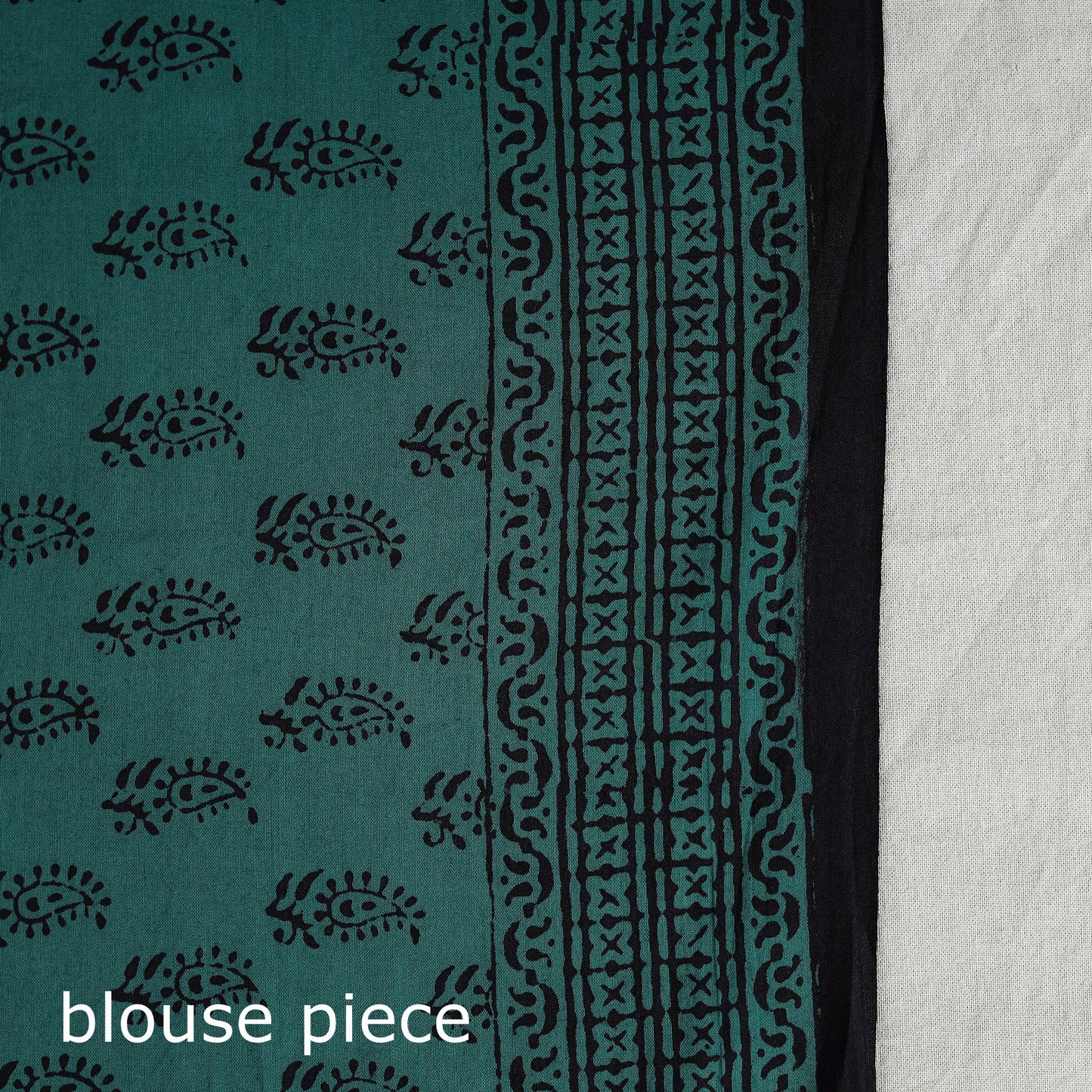 Green Bagh Print Cotton Saree Online from Madhya Pradesh