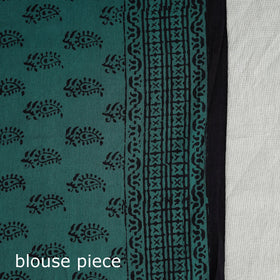 Green Bagh Print Cotton Saree Online from Madhya Pradesh