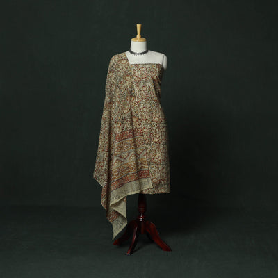 Natural dyed block print cotton pedana kalamkari 2pc