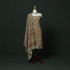Natural dyed block print cotton pedana kalamkari 2pc