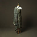 Natural dyed block print maheshwari silk vanaspati bagru