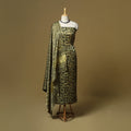 Natural dyed modal silk bagru 2pc unstitched dress material