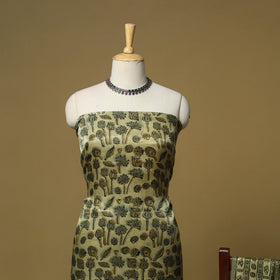 Natural dyed modal silk bagru 2pc unstitched dress material