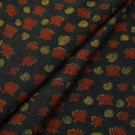  Natural Dyed Chanderi Silk Akola Print Fabric 