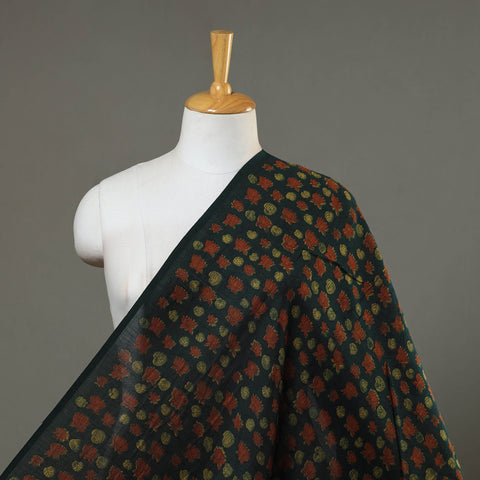  Natural Dyed Chanderi Silk Akola Print Fabric 