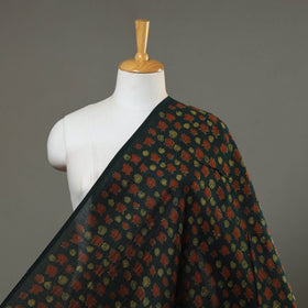  Natural Dyed Chanderi Silk Akola Print Fabric 