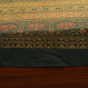 Green - natural dyed cotton double bed sheet set 10