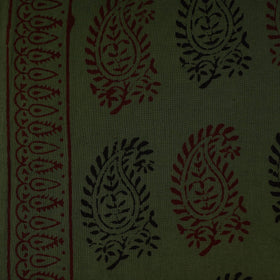 Natural dyed cotton hand bagh fabric 26 - handcrafted