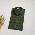 Natural dyed cotton men half sleeve hand bagh shirt 10
